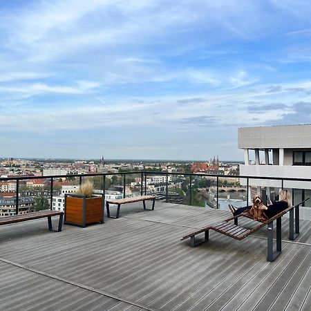 Family House By The River Odra -Panoramic Terrace - 3Room Apartment With 2 Separate Bedrooms And 2 Balconies By Wroapart-Pl- Perfect For Family & Business Stays Wrocław Extérieur photo