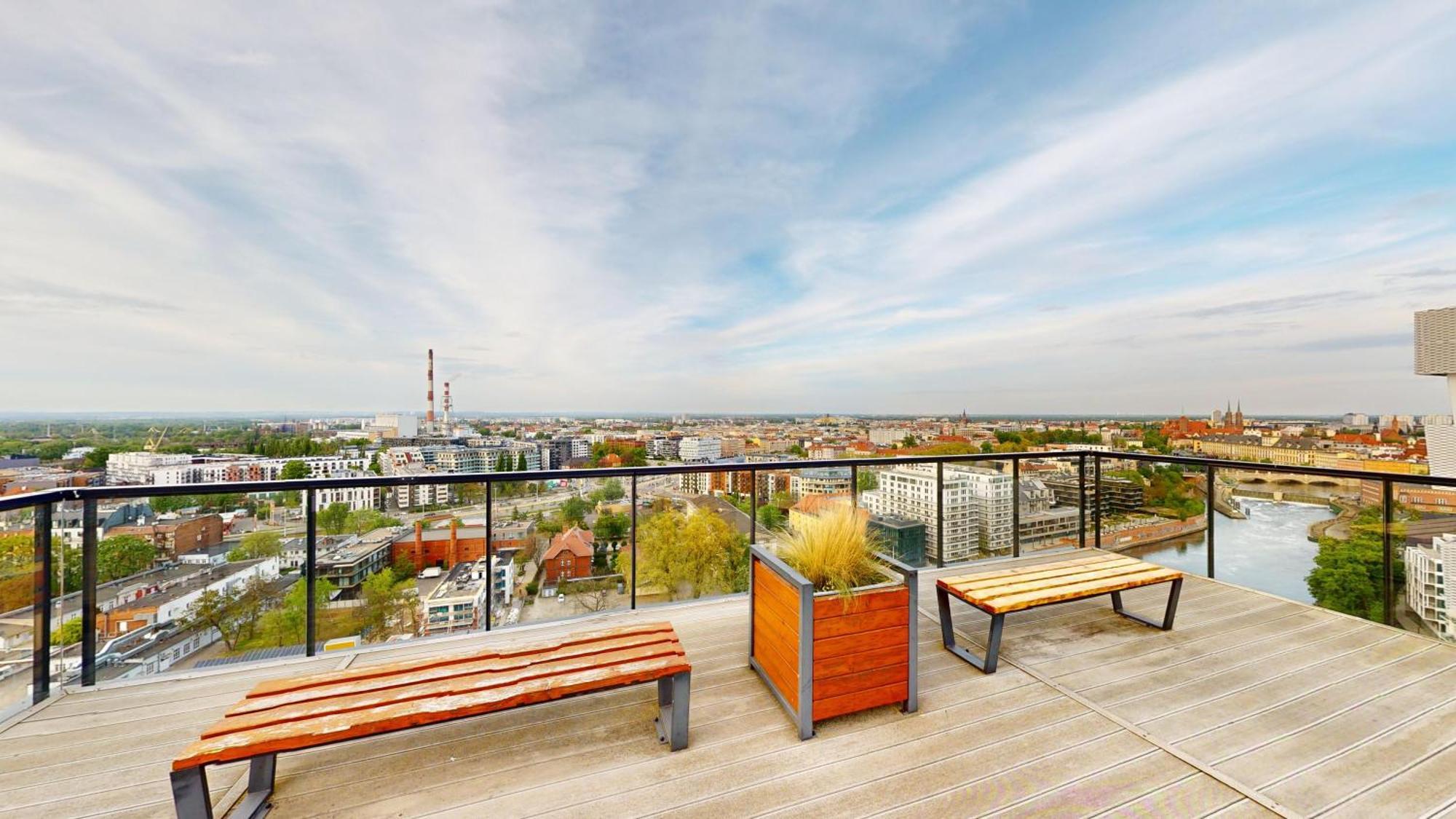 Family House By The River Odra -Panoramic Terrace - 3Room Apartment With 2 Separate Bedrooms And 2 Balconies By Wroapart-Pl- Perfect For Family & Business Stays Wrocław Extérieur photo